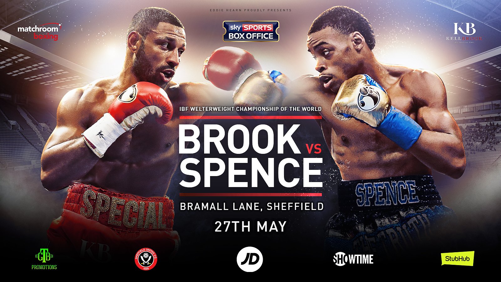 WATCH: Intense staredown between Kell Brook and Errol Spence Jr