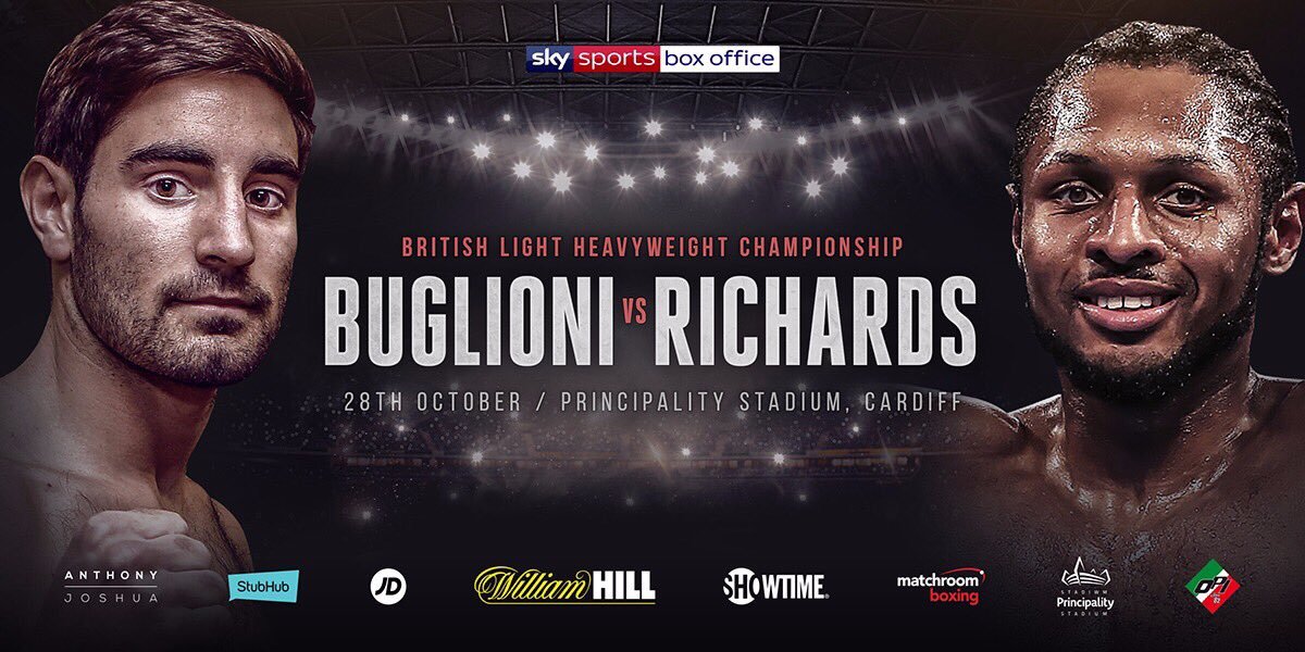 Frank Buglioni Faces A New Opponent In Cardiff
