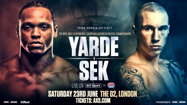 Anthony Yarde to Face Dariusz Sek on June 23rd