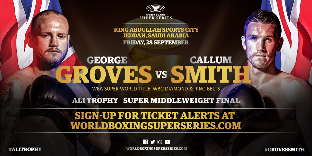 George Groves vs Callum Smith WBSS Final Set for September 28