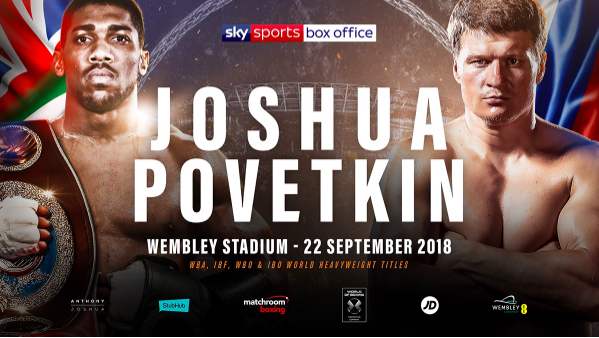 Ticket Information for Joshua-Povetkin Showdown at Wembley on September 22