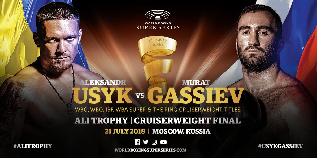 Usyk and Gassiev Dazzle at Public Workout Ahead of WBSS Final in Moscow