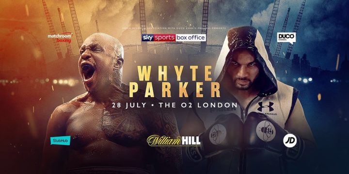 SOLD OUT: Dillian Whyte vs Joseph Parker Heavyweight Showdown Sells Out The O2