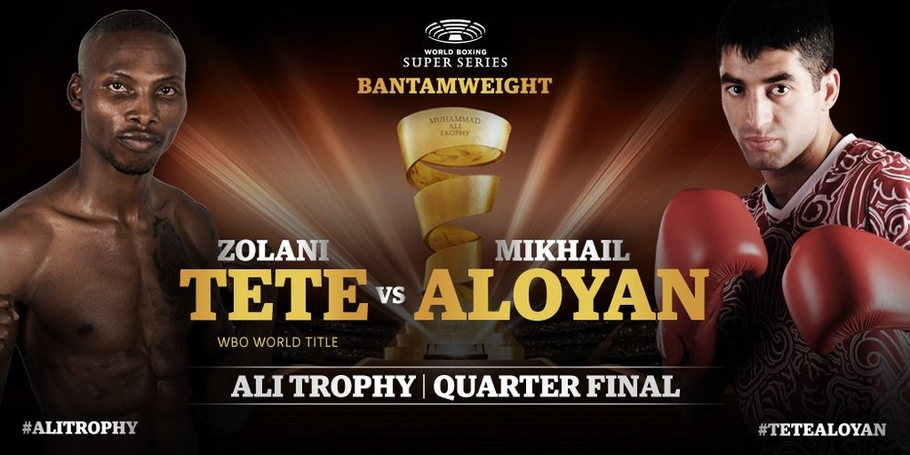 A Chance to Shine: Zolani Tete Faces Mikhail Aloyan in Ali Trophy Quarter-Final