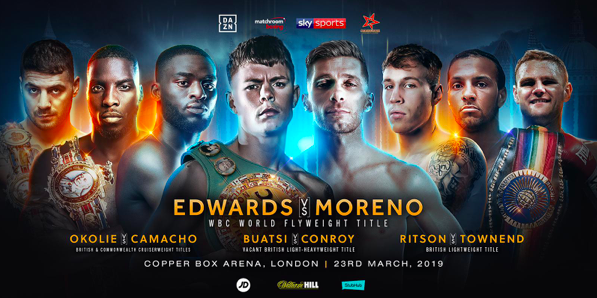 Edwards vs Moreno WBC Flyweight Title Bout Headlines Packed March 23 Show