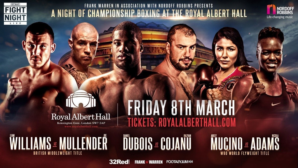 Yarde, Dubois & Williams in Action as Boxing Returns to Royal Albert Hall
