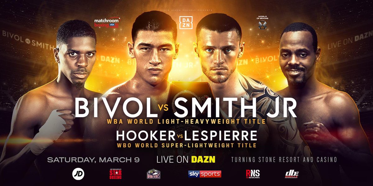 Bivol-Smith Jr. and Hooker-LesPierre in World Title Doubleheader in New York