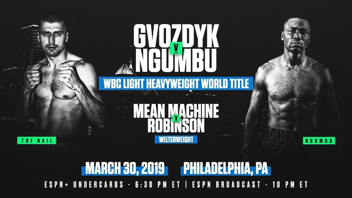 Oleskandr Gvozdyk Defends WBC World Light Heavyweight Title Against Doudou Ngumbu