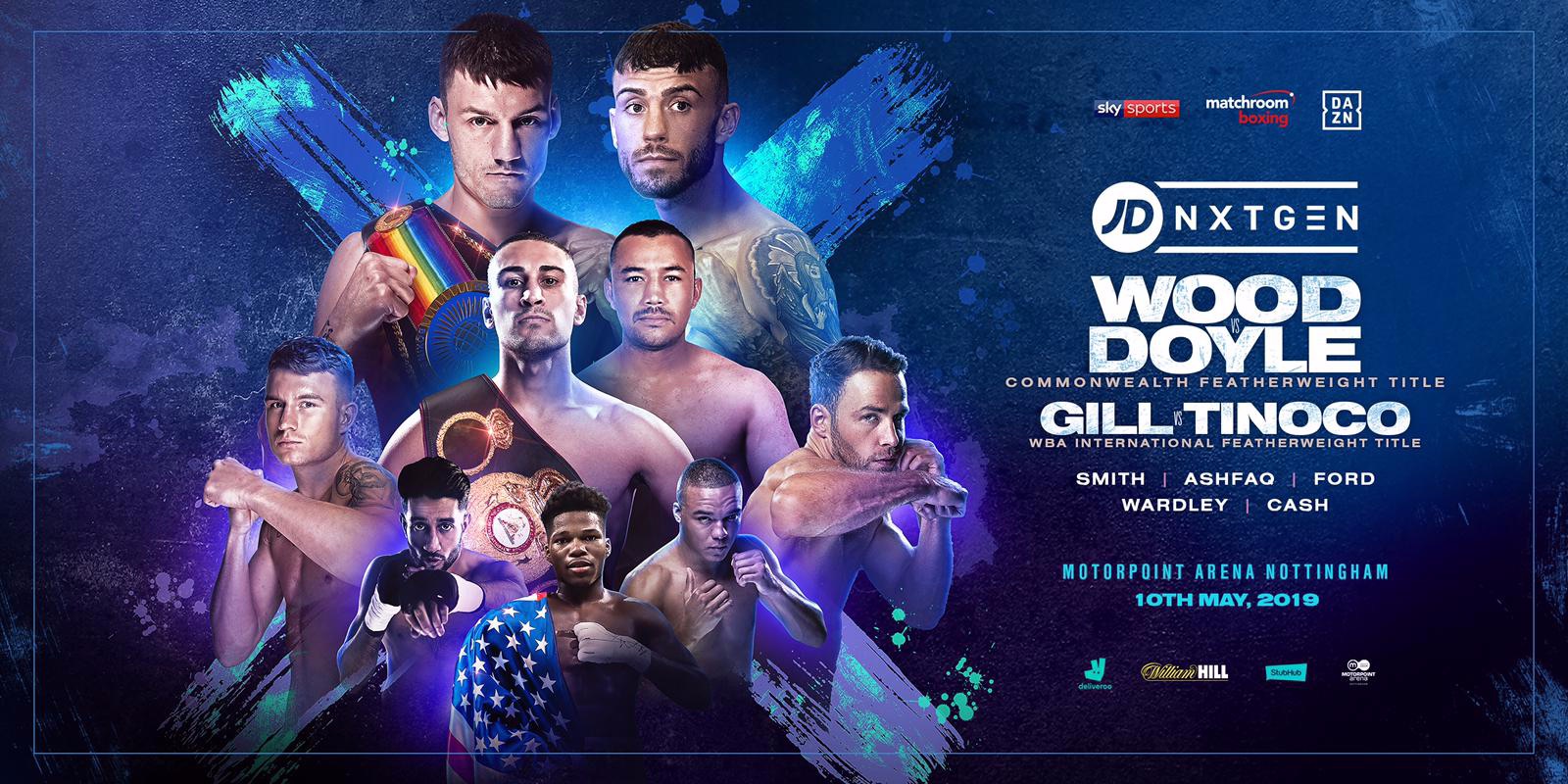 Jordan Gill vs Enrique Tinoco Tops NXT GEN Card in Nottingham on May 10