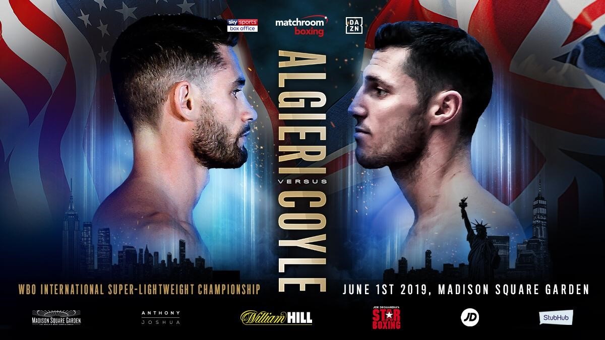 Chris Algieri vs Tommy Coyle Added to Joshua-Ruiz Undercard on June 1