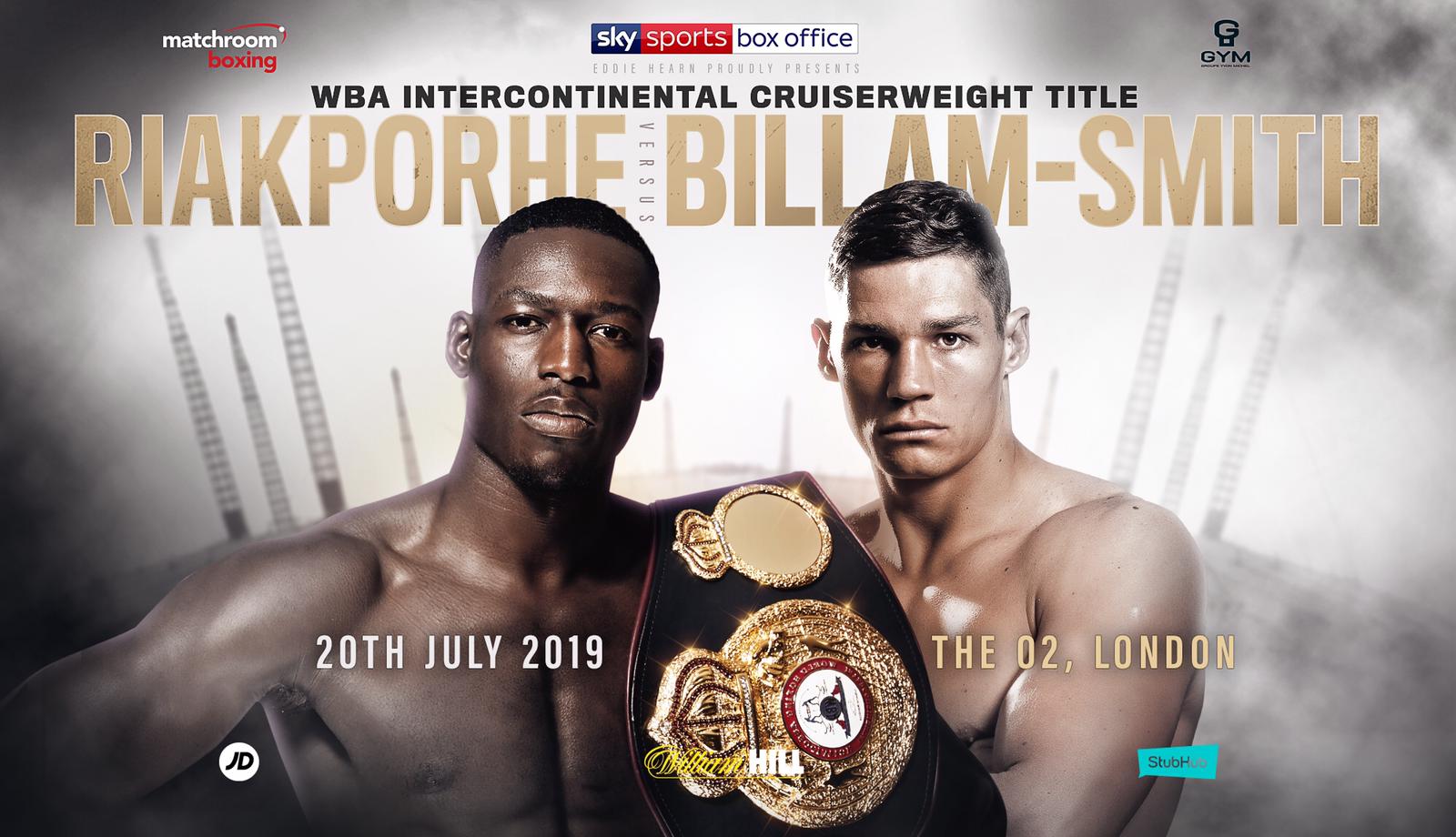 Riakporhe vs Billam-Smith Added to Whyte-Rivas Undercard on July 20th