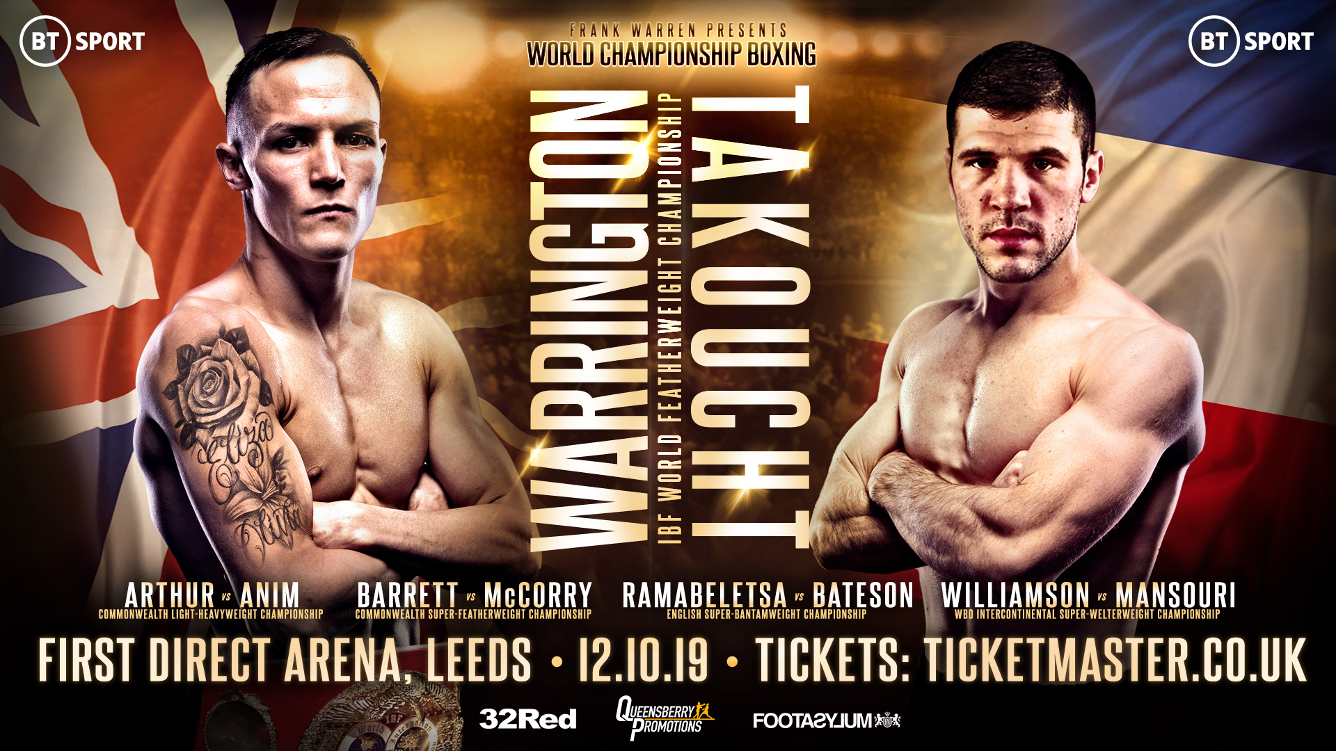 Josh Warrington to Face Sofiane Takoucht on October 12th in Leeds
