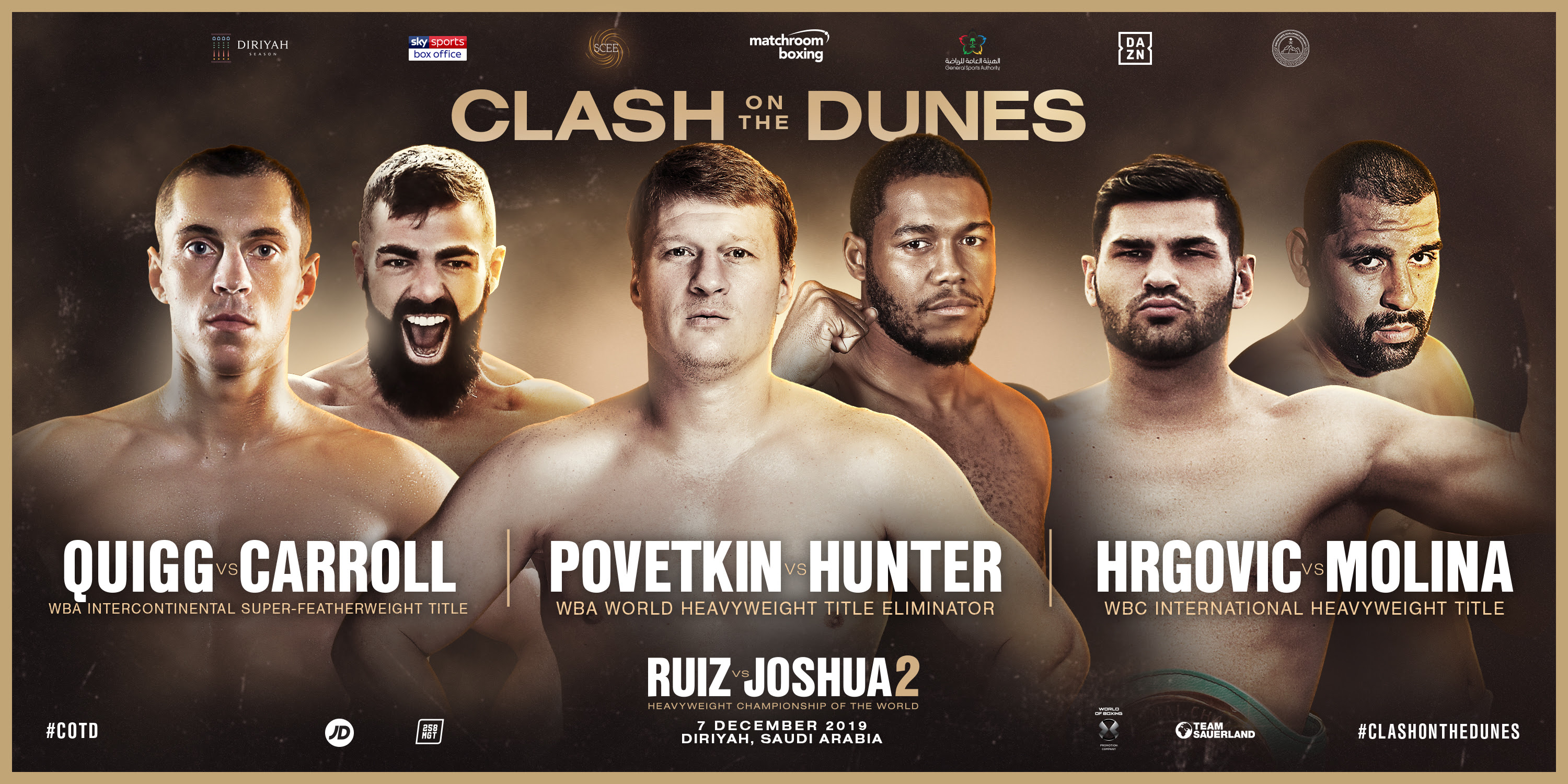 Ruiz-Joshua 2 Undercard Additions Confirmed