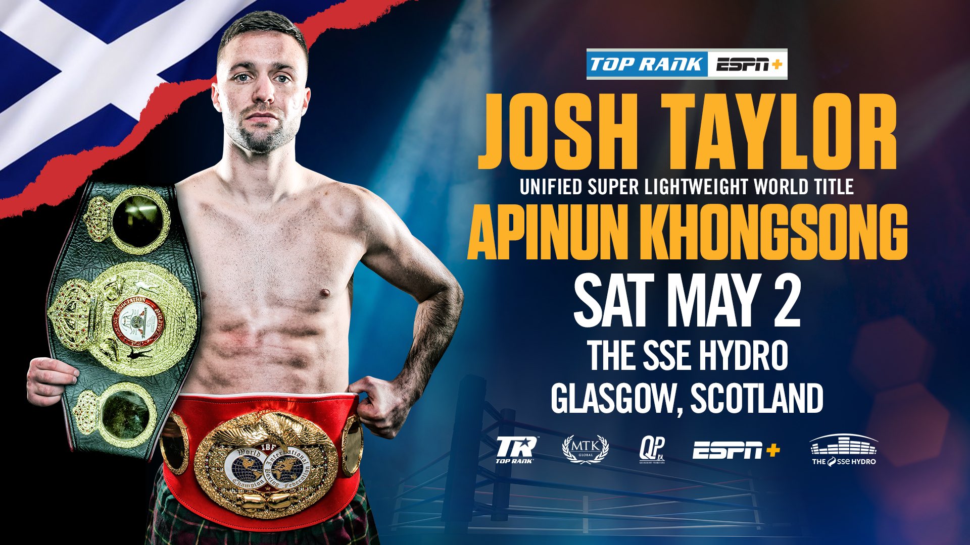 Josh Taylor Pencilled In For May 2 Hydro Showdown