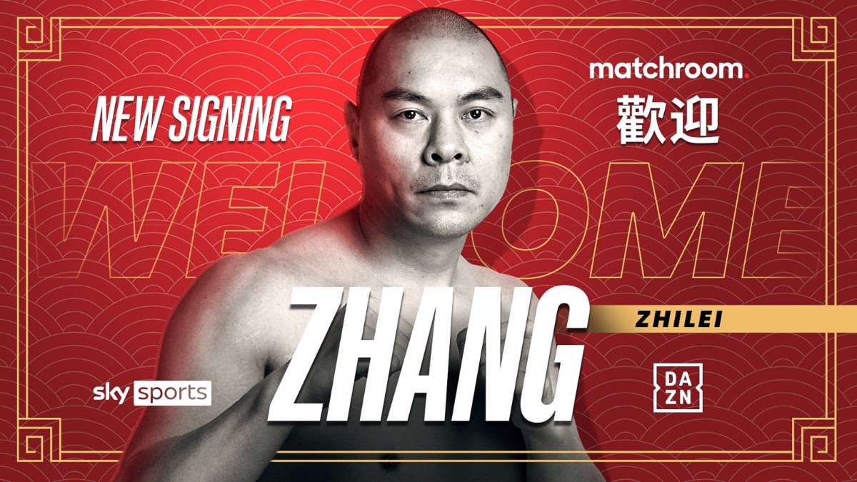 Zhang signs with Matchroom Boxing
