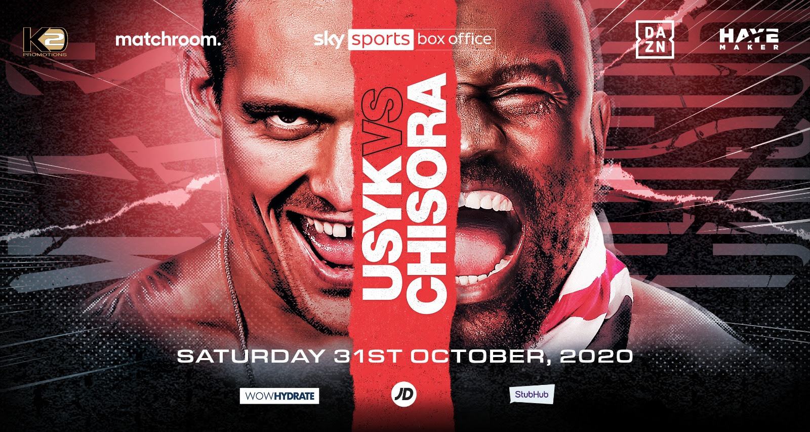 Usyk-Chisora confirmed for October 31