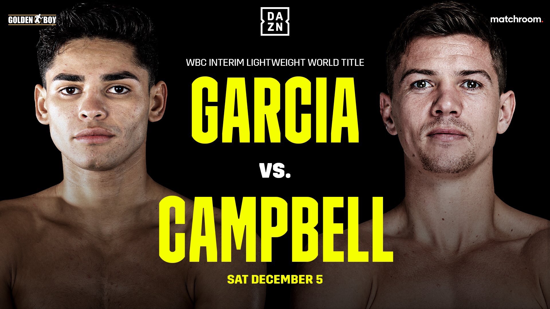 Garcia-Campbell confirmed for December 5