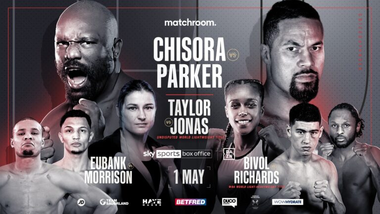 Chisora-Parker official for May 1