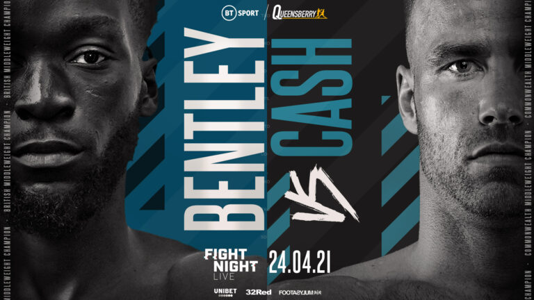 Bentley-Cash confirmed for April 24