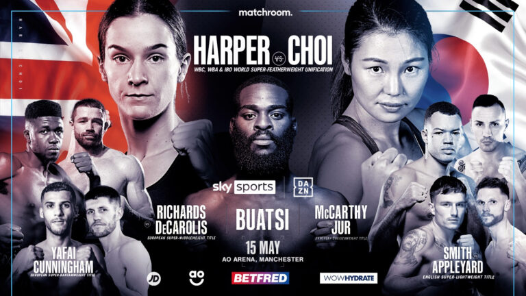 Harper meets Choi on May 15 in Manchester