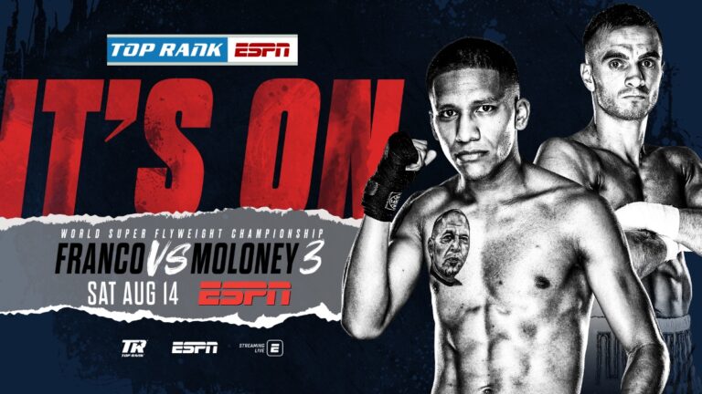 Franco-Moloney III lands in Tulsa on August 14