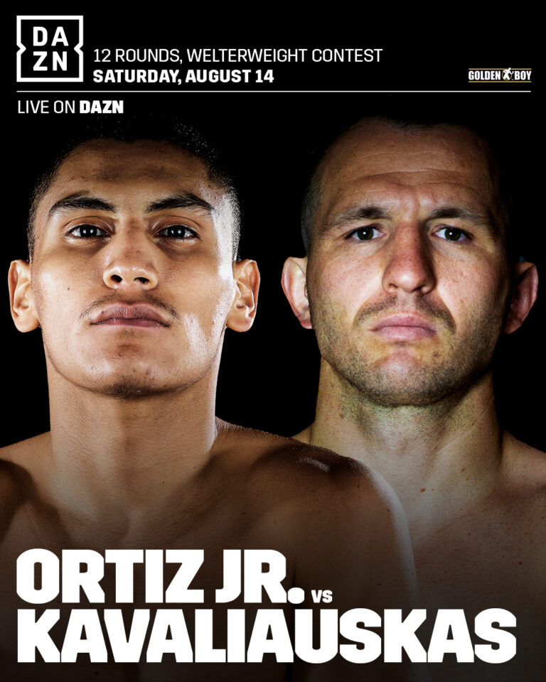 Ortiz Jr To Face ‘Mean Machine’ Kavaliauskas On August 14