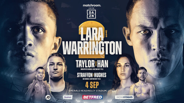 Lara-Warrington 2 confirmed for September 4 at Headingley