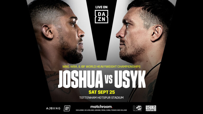 Joshua-Usyk to be shown on DAZN in more than 170 countries worldwide