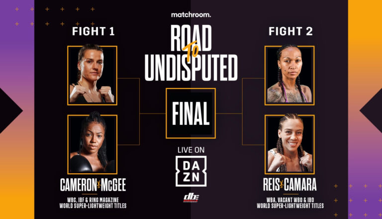 Cameron, Reis, McGee and Camara sign up to undisputed 140lbs tournament
