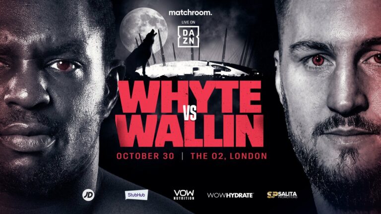Whyte-Wallin official for October 30 in London