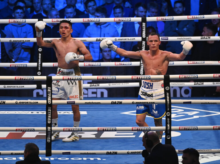 Anti-Climax as Lara and Warrington draw after head clash