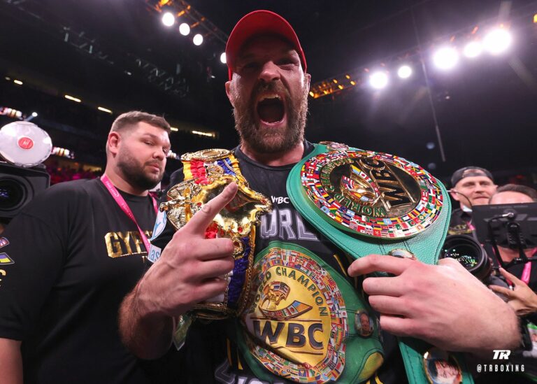 Fury stops Wilder in 11th round of classic, five-knockdown thriller