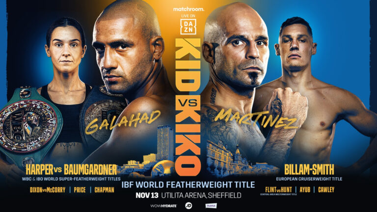 Galahad to face Martinez on November 13