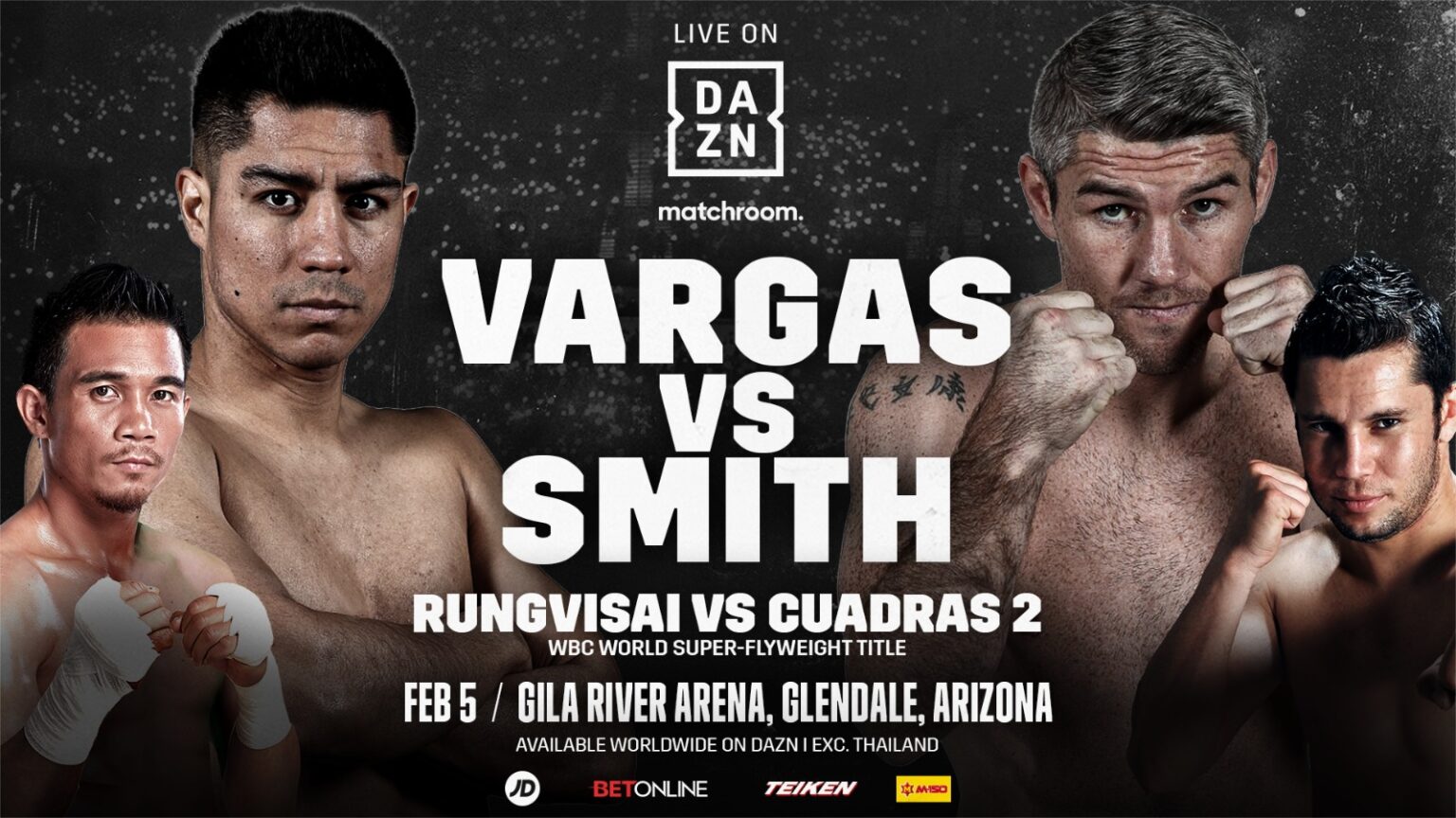 DAZN, Matchroom announce early 2022 boxing schedule
