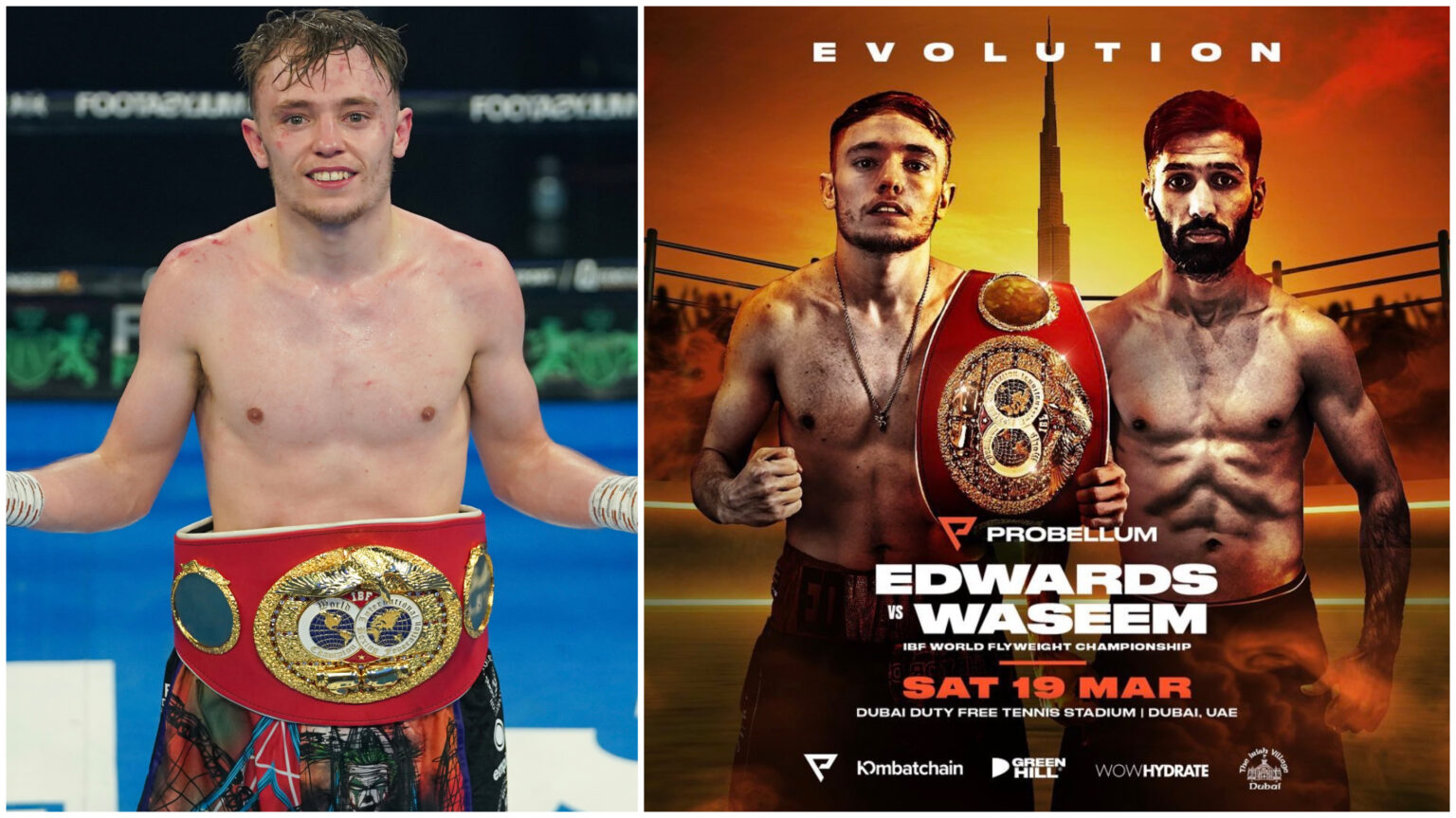 Edwards Defends IBF Title Against Waseem in Dubai
