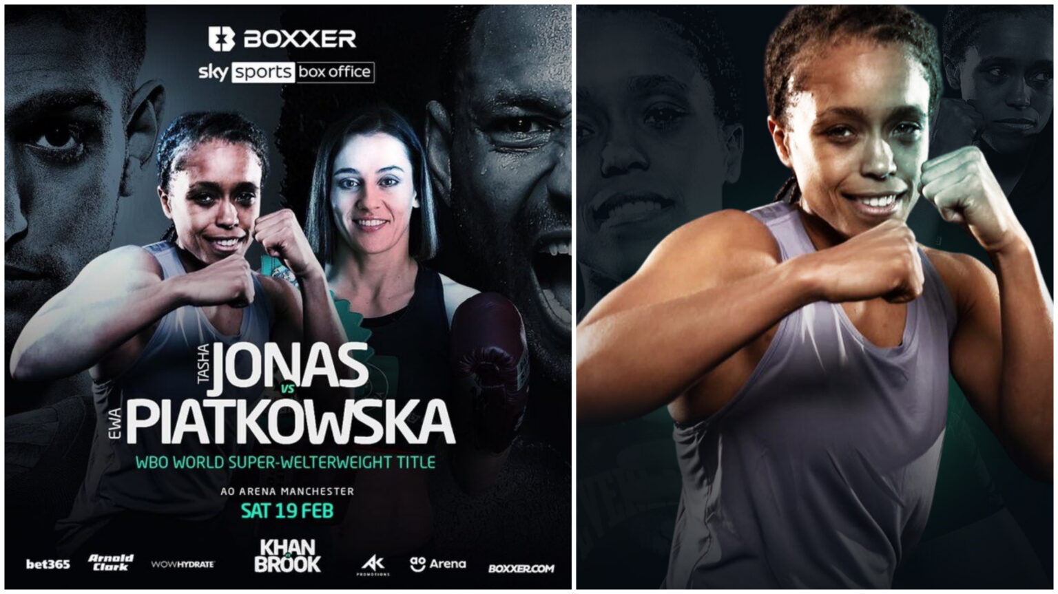 Natasha Jonas will get a third world title opportunity on February 19.