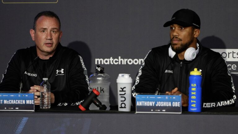 Anthony Joshua Hints at Training Team Change