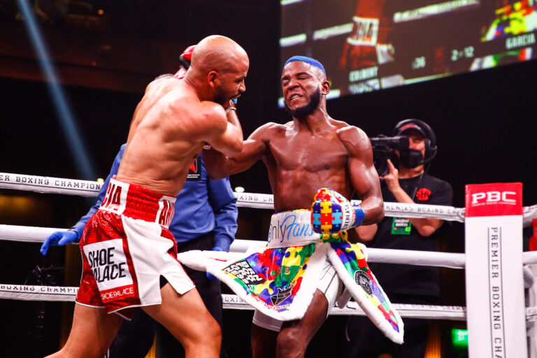 Garcia Stuns Colbert To Win WBA Super-Featherweight Eliminator