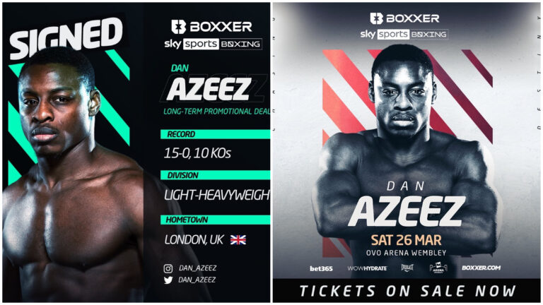 British Light-Heavyweight Champion Dan Azeez Signs Promotional Deal With Boxxer