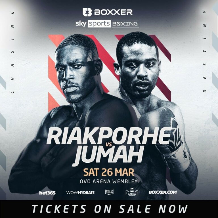 Riakporhe And Jumah Face One Another After Opponents Withdraw