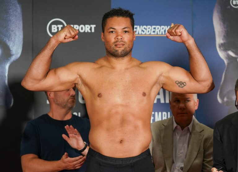 Joe Joyce: Joshua Has Been Very Lucky With His Career