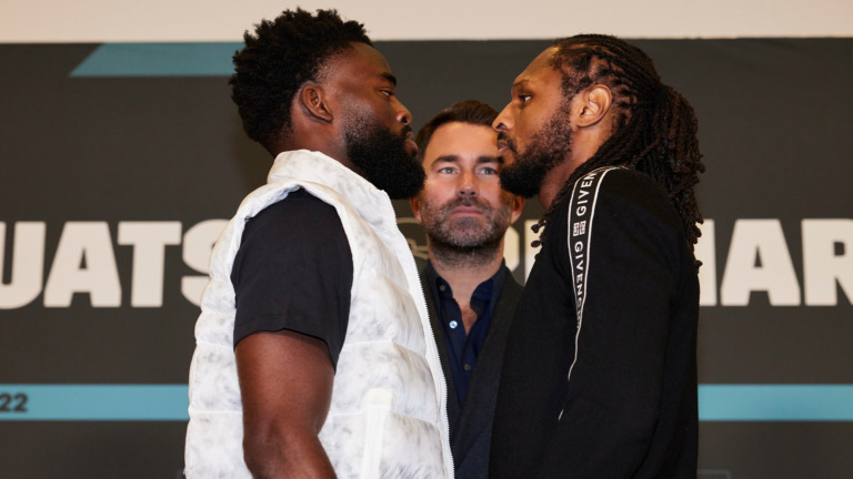 Richards Attempts To Rile Buatsi On Face-Off