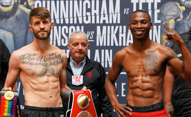 Cunningham Reflects On Tete Defeat – “I Wasn’t Good Enough”