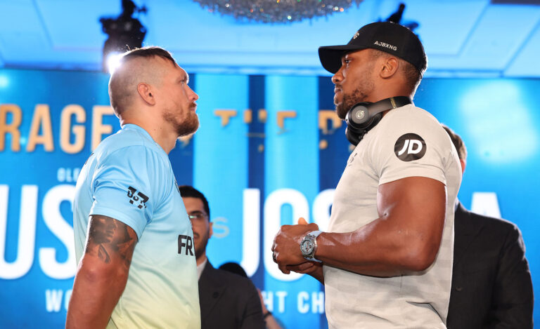 Joshua: Usyk’s A Cool Guy But He Don’t Respect Me