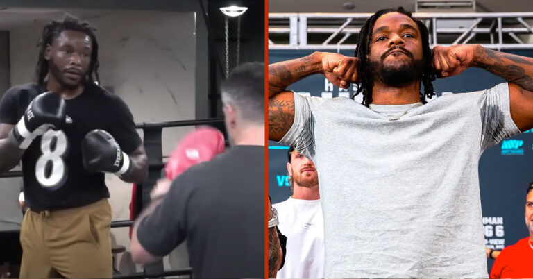 Hasim Rahman Jr Looks Huge In First Training Footage Ahead Of Jake Paul Fight