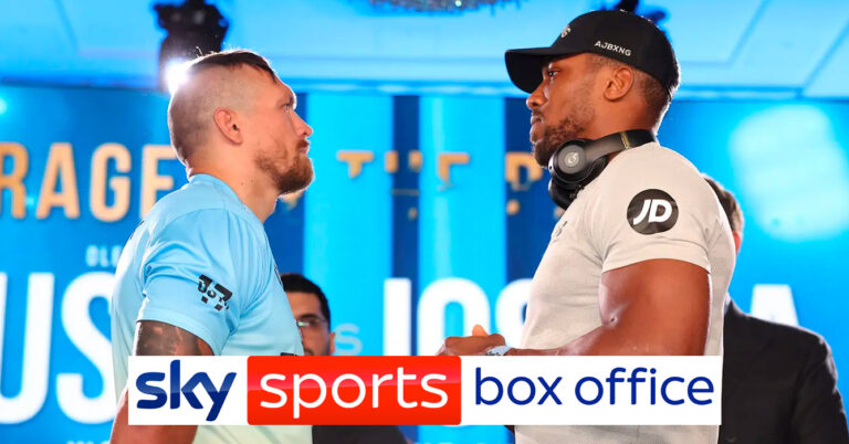 Confirmed: Oleksandr Usyk-Anthony Joshua 2 To Be Shown On Sky Sports Box Office