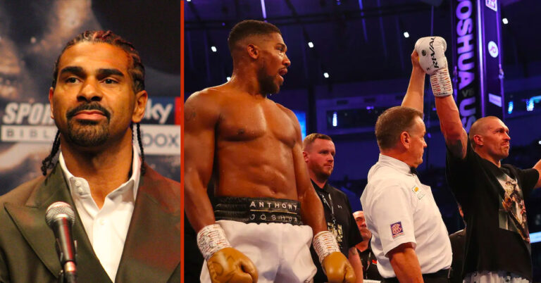 David Haye Says Joshua Needs To Risk Disqualification Against Usyk In Rematch