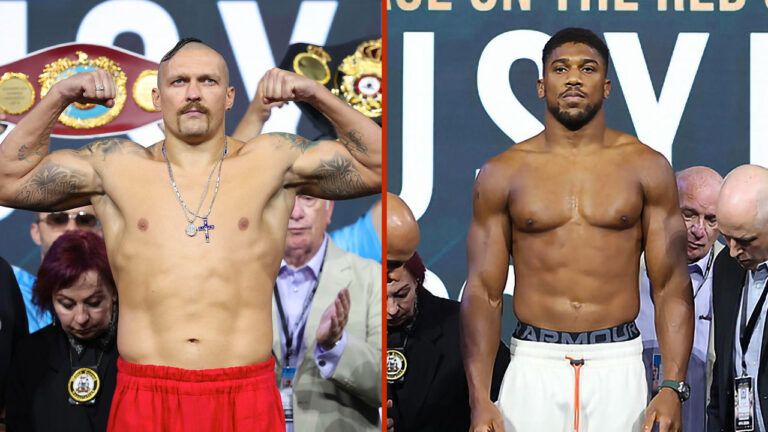 Usyk-Joshua Weigh-In Results: Ukrainian Surprises Everyone Again
