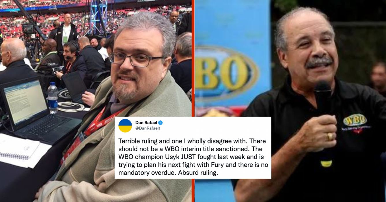 Dan Rafael and WBO President Go Back And Forth Over Heavyweight Interim Belt