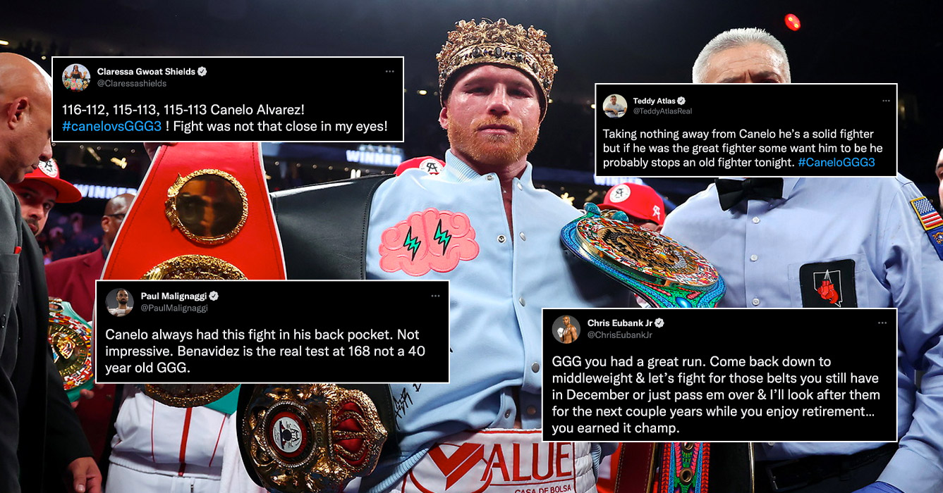 Boxing World Reacts To Canelo’s Win Over GGG And Controversial Scoring